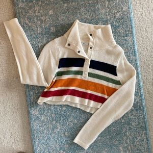 Woolrich raw hem sweater